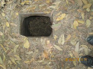 Size of the "TRAPDOOR HOLE" to enter the "CU CHI TUNNEL" network.