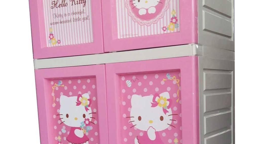  Lemari Plastik Hello Kitty NAPOLLY Rp 650 000 DM MEBEL 