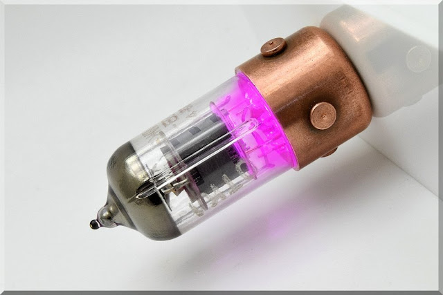 Purple Pentode Radio Tube USB Flash Drive. Steampunk Industrial style 