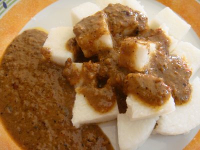 JaA's StorY: Resepi homemade nasi impit dan kuah kacang