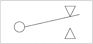 Single-pole, double-throw switch schematic symbol