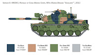 Italeri 1/35 M60A3 (6582) Colour Guide & Paint Conversion Chart