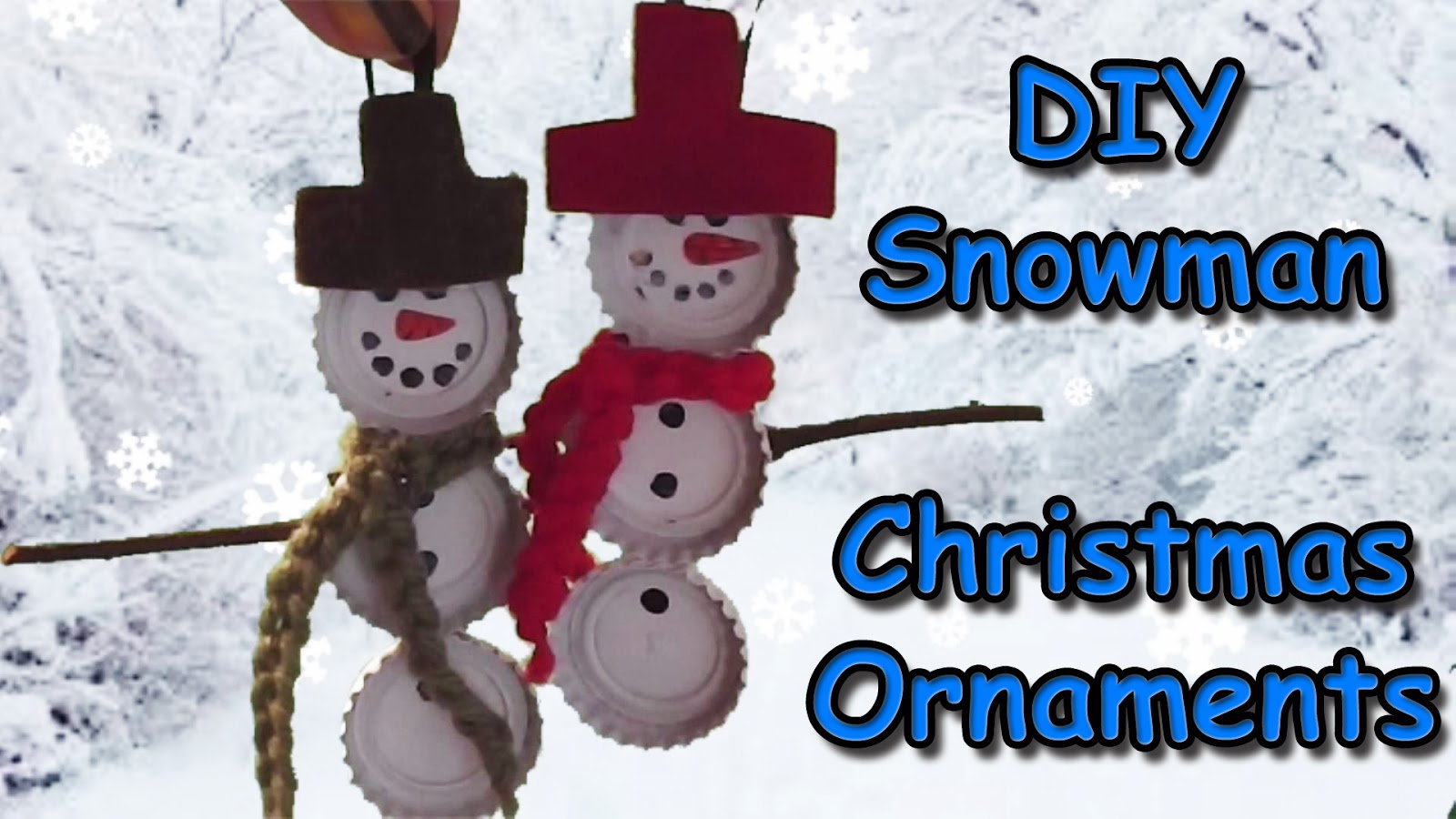 EasyMeWorld DIY  Snowman  Christmas  Ornaments