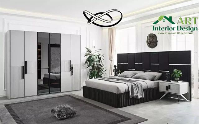 Modern bedrooms complete with wardrobe