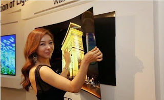 LG Pamerkan Layar TV OLED Tertipis