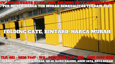 GAMBAR, DAFTAR, HARGA, FOLDING GATE, PER METER, MURAH, BINTARO, 2024