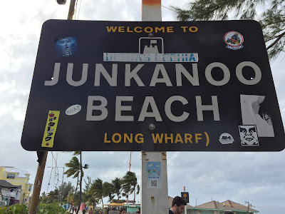 Junkanoo Beach sign - curiousadventurer.blogspot.com