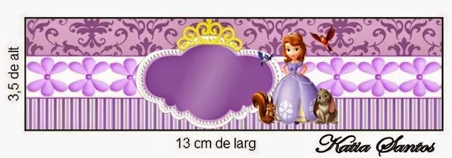 Sweet Sofia the First Free Printable  Labels.