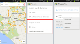 Vedere mappe offline salvate Google Maps Android iPhone
