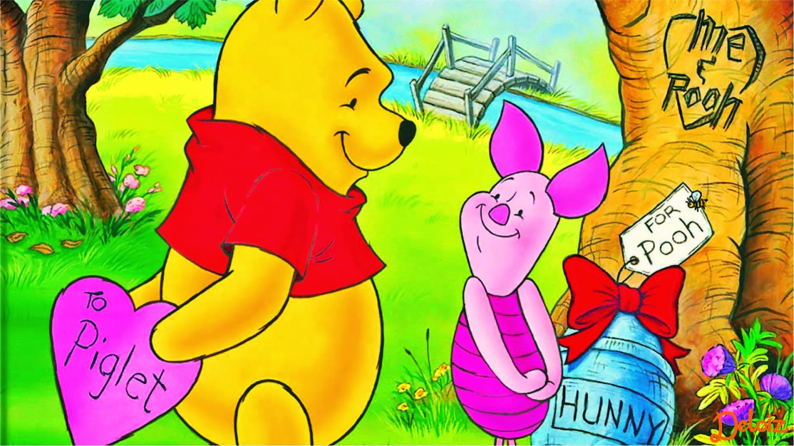 Wallpaper Atau DP BBM Winnie The Pooh HD Khusus Android 2015