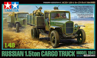 Tamiya 1/48 RUSSIAN 1.5TON CARGO TRUCK Model 1941 (32577) Color Guide & Paint Conversion Chart　