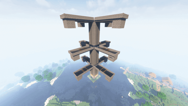 Mega iron farm in Minecraft
