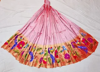 Unstitched paithani lehenga