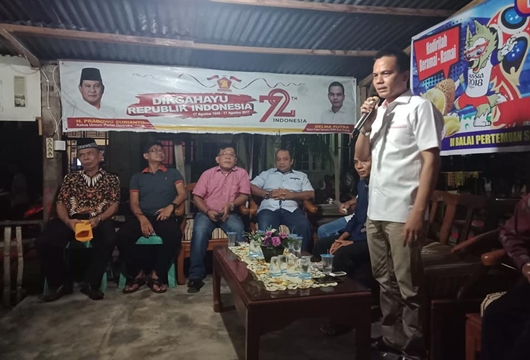 Anggota DPRD Padang Gelar Nobar Final Piala Dunia Bersama Warga Padang Sarai