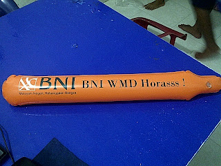 BALON TEPUK Logo BANK BNI MEDAN