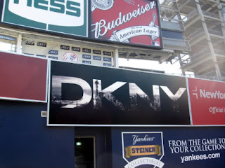 DKNY billboard at Yankee Stadium