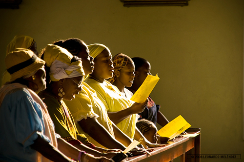 Yurumei at La Inmaculada Church on Garifuna Settlement Day 2008