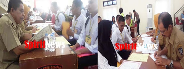 Bidang Dikmen Dinas Pendidikan Sulsel Selaku Panitia Pemeriksaan Ijasah Calon Anggota Polri Panda Polda Sulael