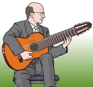 The ten string extended-range classical guitar 