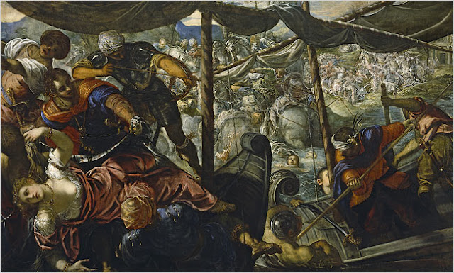 Jacopo Robusti or Tintoretto 15181594'the rape of Helen'oil on canvas