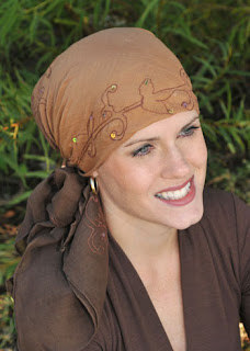 Head scarves for cancer patients