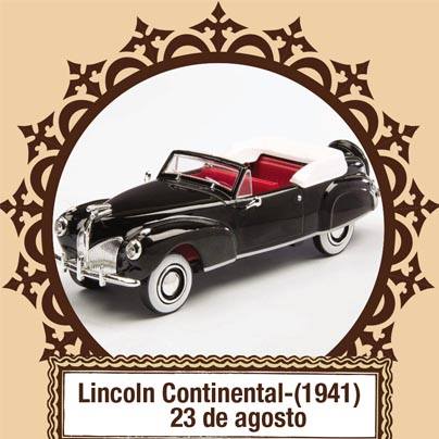 coleccion autos de epoca, lincoln continental 1:43