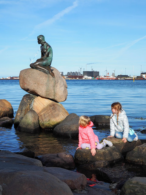 The Little Mermaid in Copenhagen, Denmark