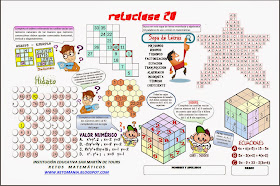 Hidato, Sopa de letras, Sudoku, Sudokubo, Cubo Sudoku, Problemas de ingenio, Problemas matemáticos, Desafíos matemáticos, Juegos matemáticos, Problemas para pensar