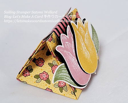 Stampin'Up! Triangle Little Box by Sailing Stamper Satomi Wellard