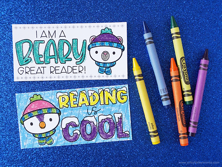 Free Printable Winter Coloring Bookmarks