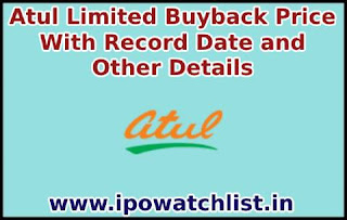 Atul Limited Buyback