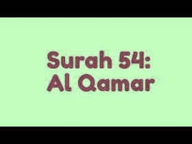 Surah Al Qamar Chapter 54 With Urdu Translation 