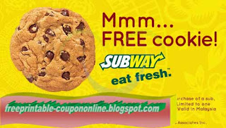 Free Printable Subway Coupons