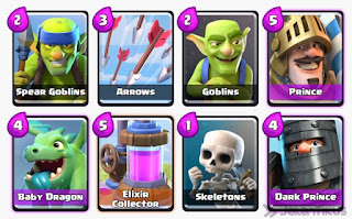 Strategi Terbaik Menyusun Battle Deck Dark Prince pada Clash Royale