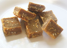 chickpea flour fudge