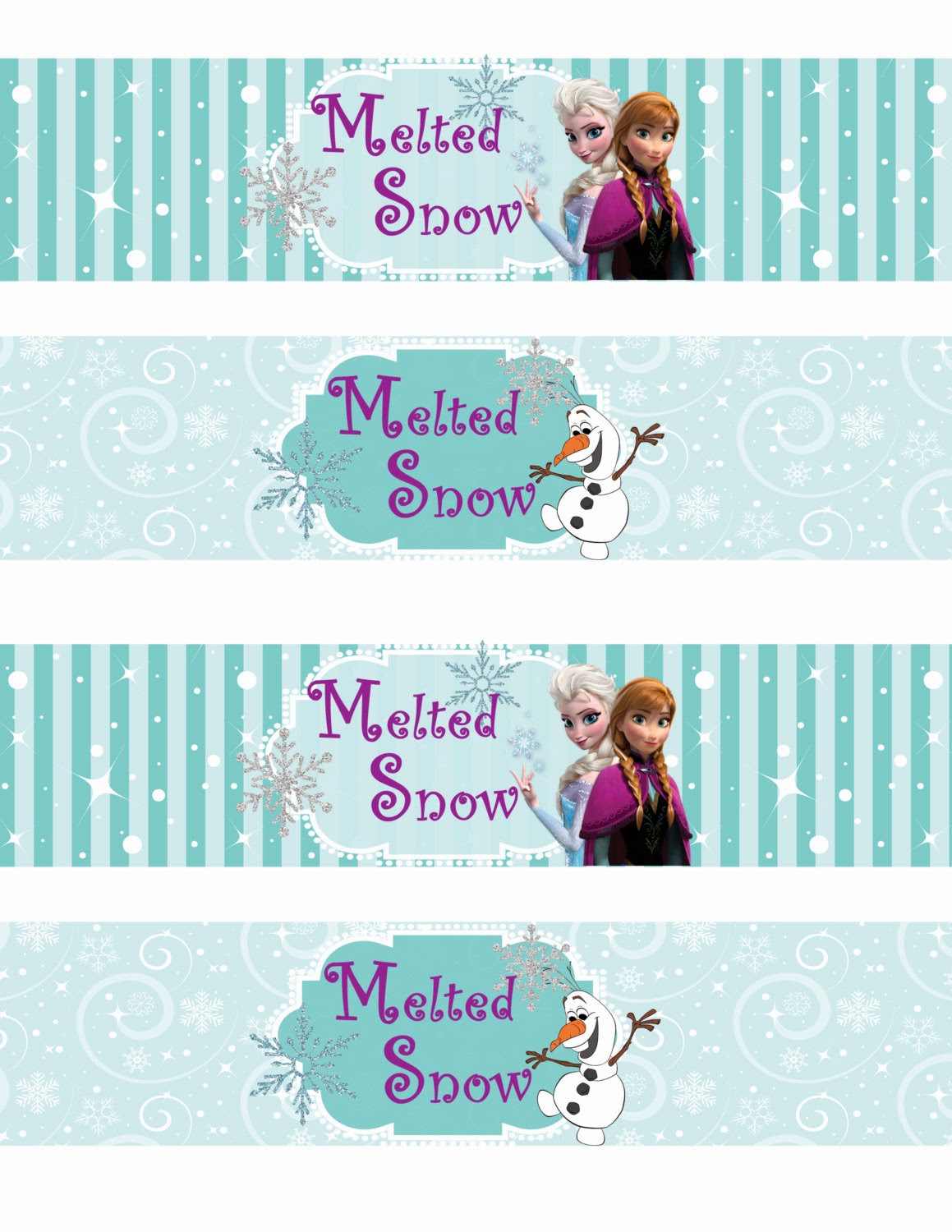 Free Printable Frozen Labels Oh My Fiesta In English