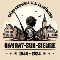 80ème anniversaire de la Libération de Gavray avec Helen Patton et des familles américaines