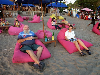 Steve Laws, Jane Laws, Seminyak Beach, Bali