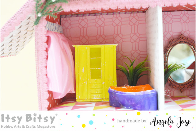 dollhouse, diy dollhouse, dollhouse tutorial, itsybitsy india