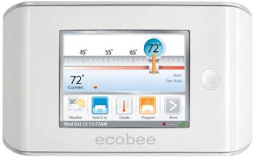 ecobee EB-STAT-02 Smart Thermostat 4 Heat-2 Cool with Full Color Touch Screen