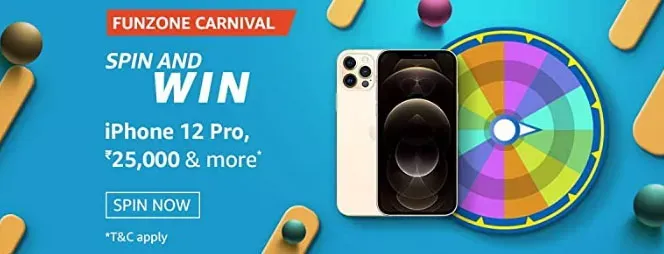  Amazon Funzone Carnival Spin and Win