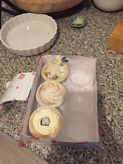 three mince pies in a pack