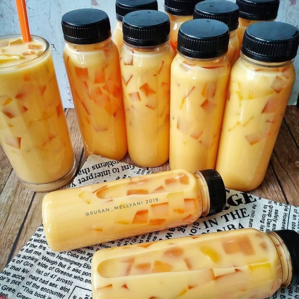 Resep Cara Membuat Es jelly mangga