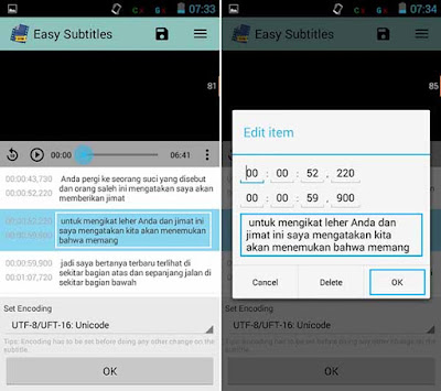 Cara Edit Subtitle di Android