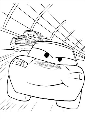 Lightning Mcqueen Coloring Pages on Disney Cars   Lightning Mcqueen Coloring Pages