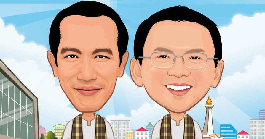 Mewarnai Gambar Karikatur Jokowi  Mewarnai Gambar