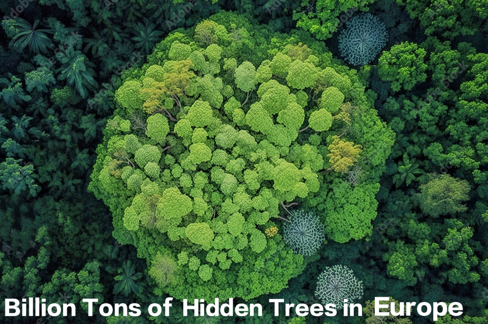 Billion Tons of Hidden Trees in Europe