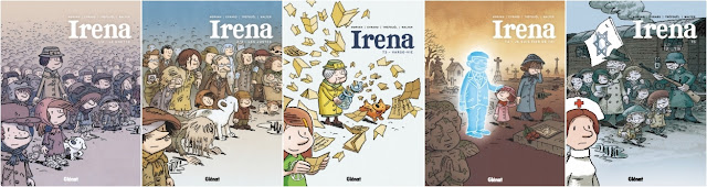 Couvertures 5 tomes Irena