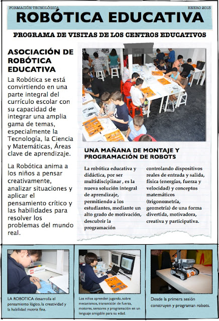 Visitas Extraescolares Robótica en Badajoz