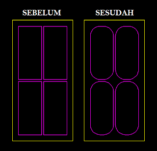 cara membuat garis lengkung di autocad